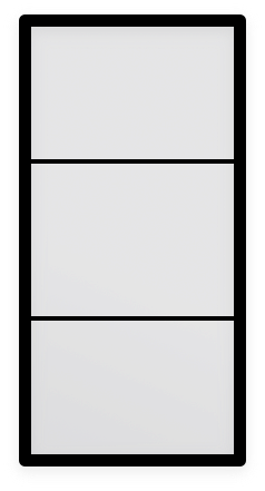 Vlakverdeling deur - Voorbeeld 1