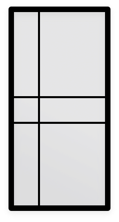 Vlakverdeling deur - Voorbeeld 5